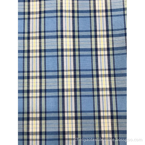T/C (40%Cotton 60%Polyester) Woven Yarn-dyed Plaid Fabric